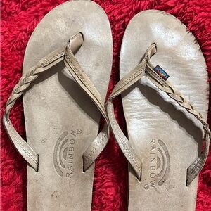 Rainbow Women's Braided Tan Sandals